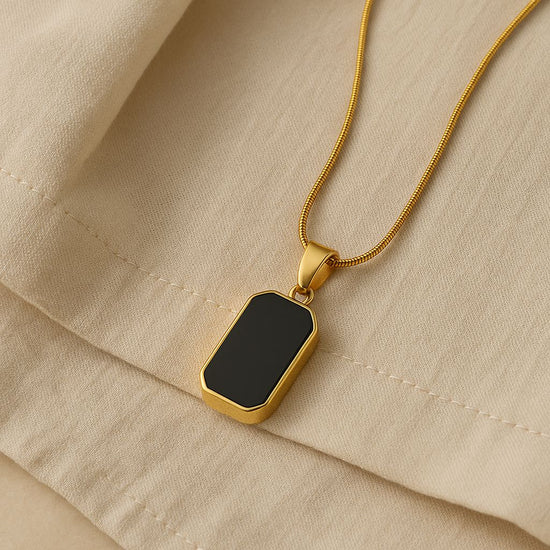 Aurelia Dual-Tone Elegance Pendant