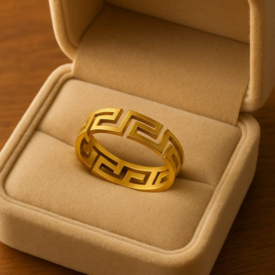 Versace Greca Luxe Ring
