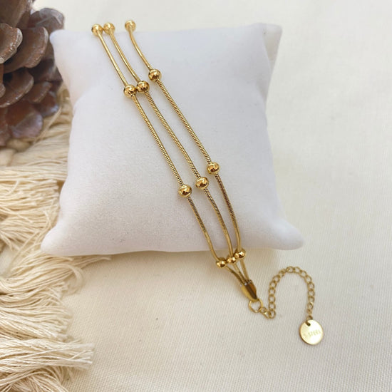 Golden Flow Bracelet