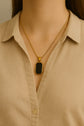 Aurelia Dual-Tone Elegance Pendant