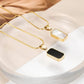 Aurelia Dual-Tone Elegance Pendant