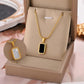 Aurelia Dual-Tone Elegance Pendant
