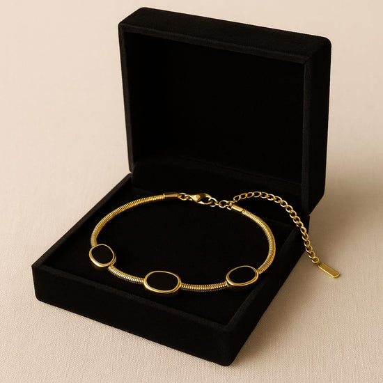 Golden Noir Bracelet