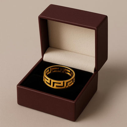 Versace Greca Luxe Ring