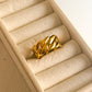 Adjustable Bold Link Luxe Ring