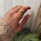Adjustable Golden Tide Ring