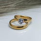EternaLuxe | Classic Gold Couple Ring Set