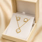White Clover Pendant Set